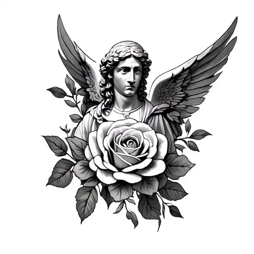 St Micheal's With Roses Blooming