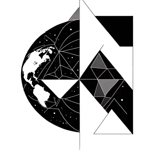 Sierpinski Triangle Earth Sign