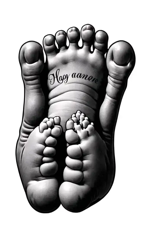 Baby Feet With Names Incorporated