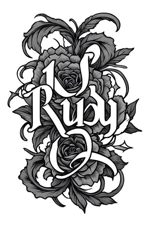Ruby Name Written