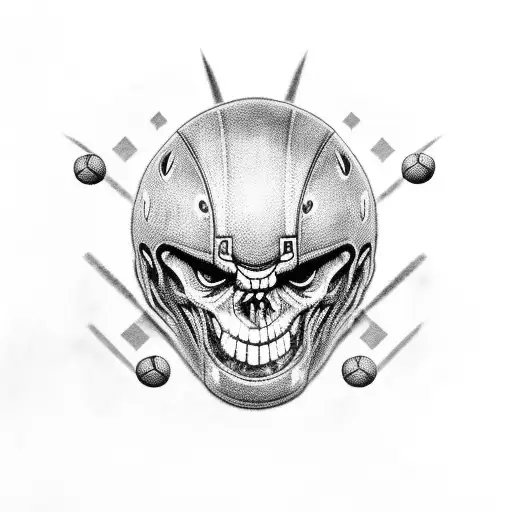 A Titan Assaillant Playing Football