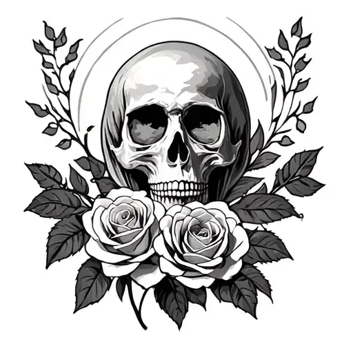 Holy Death With Roses