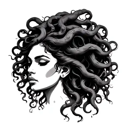 African American Medusa