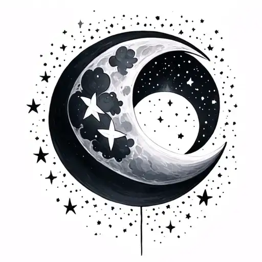 Moon And Stars