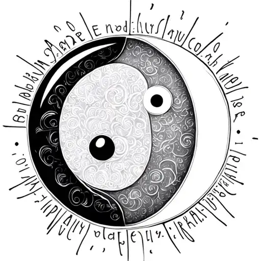 Ying Yang Made With Love In Words
