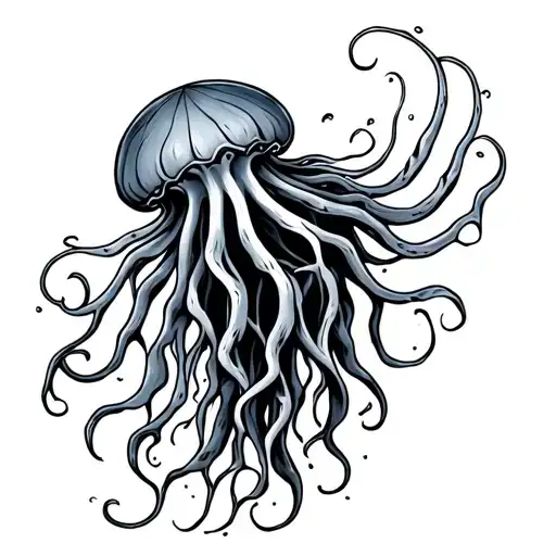 Aggressive Looking Metalcore Jellyfish