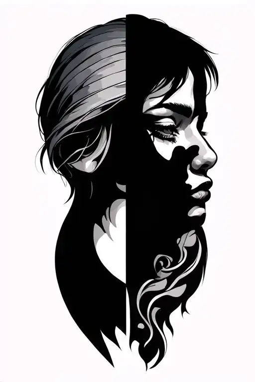 Half Face Profile Holding