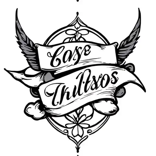 Two Names Incorporated Into The Design