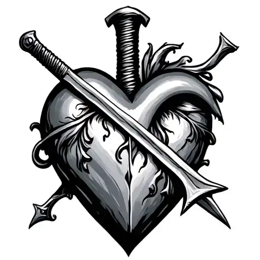 Heart With Sword
