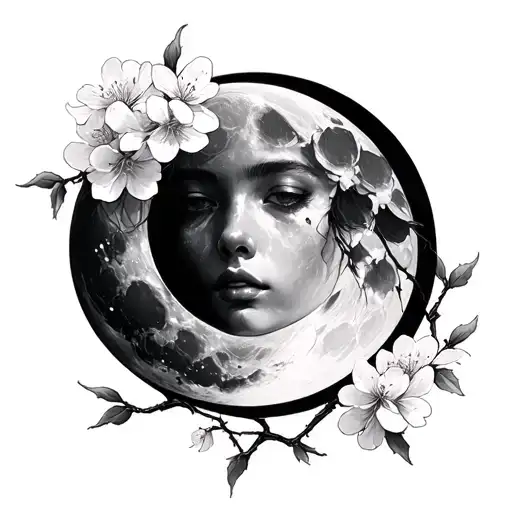 Cherry Blossom Moon