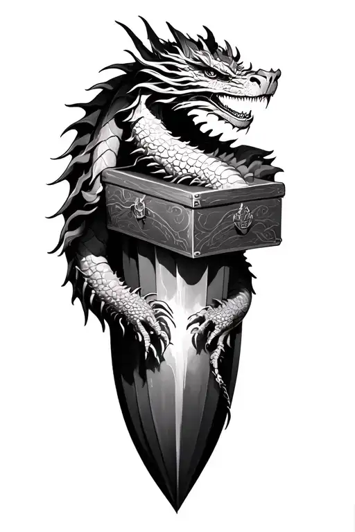 Pandora Box And Dragon Wrapped Coming