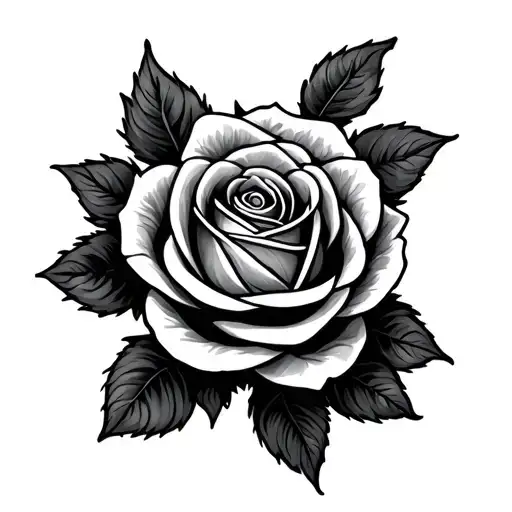 Celtic Knot Intertwined With Rose