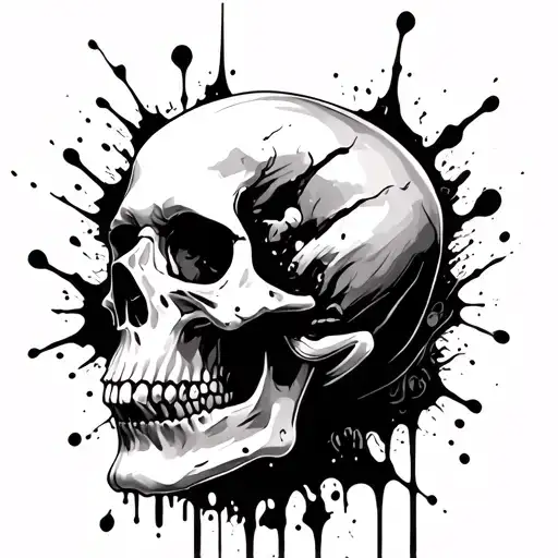 Skull Splatter Morphing