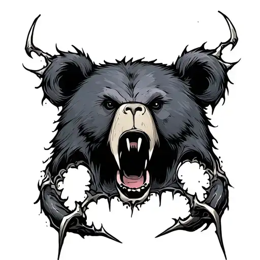 Bear Claw Marks Tearing