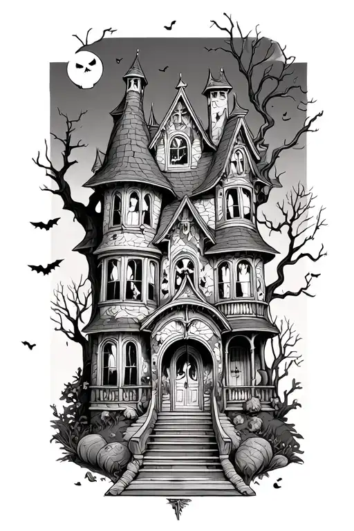 A Spooky Haunted House With A Disney Twist