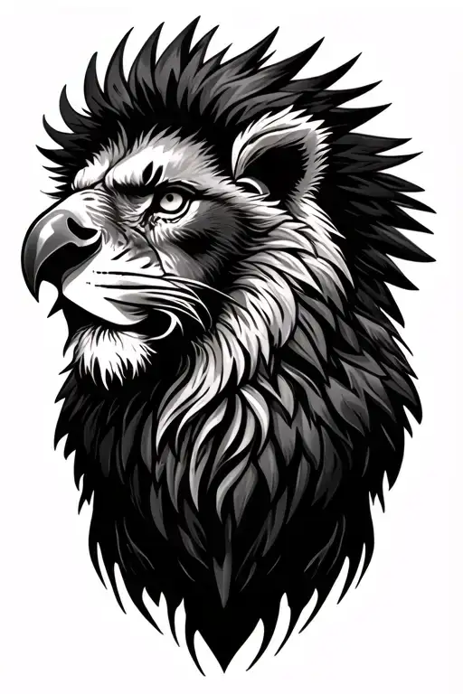 Lion And Eagle