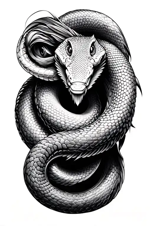 Snake And Fish Transforming