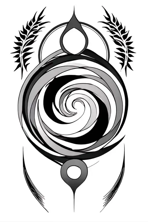 Kundalini Spiral With Halo