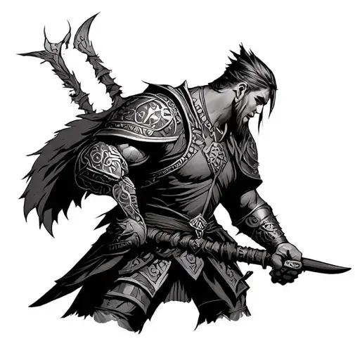 Warrior That Incorporates The Names Of Josea And Ronel