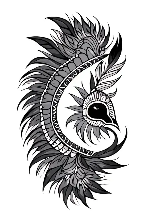 Indigenous Australian Sleeve Tattoo Design