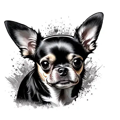 A Tough Chihuahua Boy Memorial Tattoo For My Leg