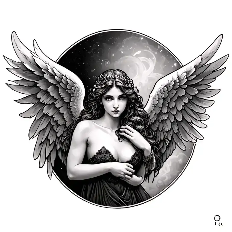 Angel Wings And Demond Wings Holding