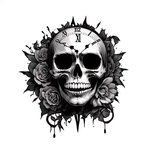 Dead Head With Clock