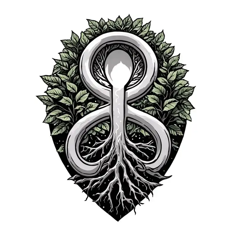 Sobriety Symbol Incorporated Into Tree Growing