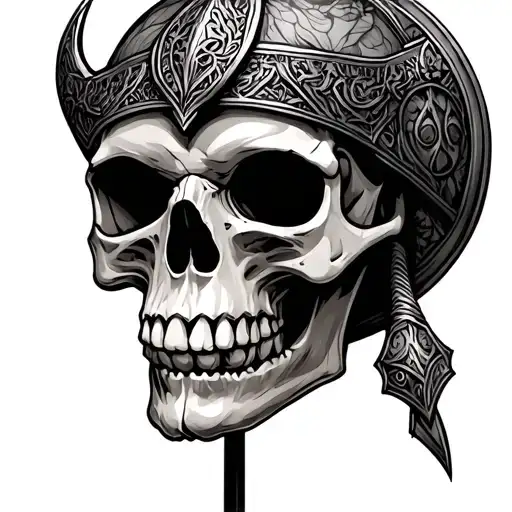 Libra Skull Viking