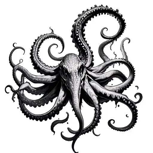 Kraken Tentacles Coming Out Of The Water