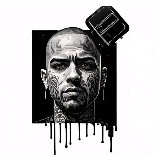 Realist Jocond With Graffiti Style Mural