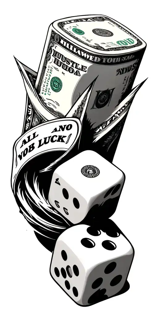 All Hustle No Luck With Dice And Money