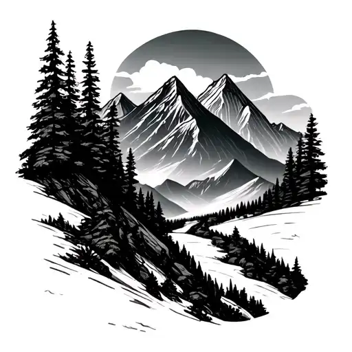 Hiking Trails And Mountains