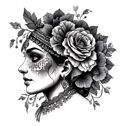 Hungarian Gypsy Tattoo Black And Grey Tattoo Inspired