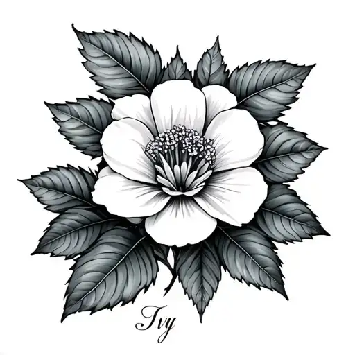 August Birth Flower Growing With The Name Ivy