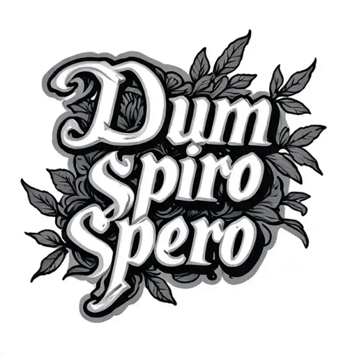 Dum Spiro Spero Written