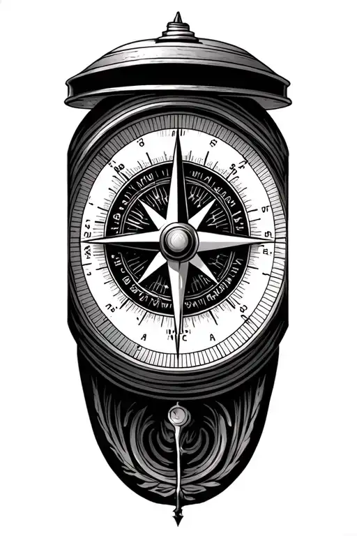 Compass With Coordinates