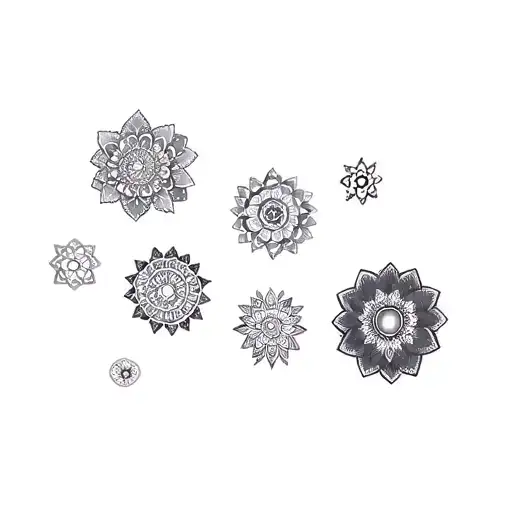 Coverup Mini Mandalas