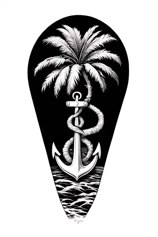 Japanese Love Anchor Palm Tree
