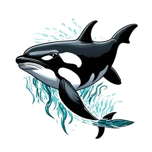 Pacific Northwest Native American Killer Whale