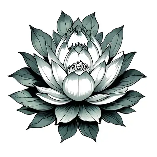 Green Tara Lotus Boredome Symbol
