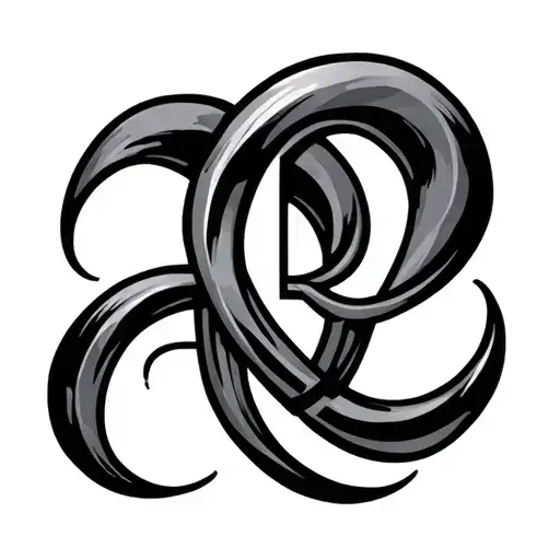 Infinite Symbol With Cursive L