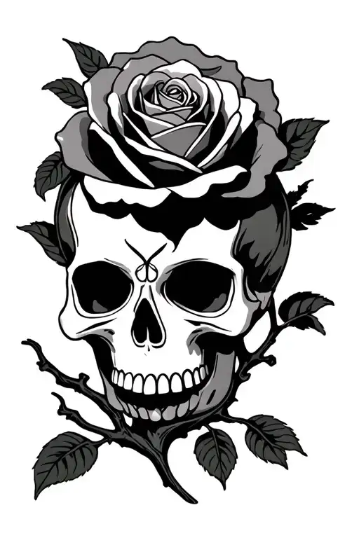 Days Of The Dead Skull Rose Celtic Tree