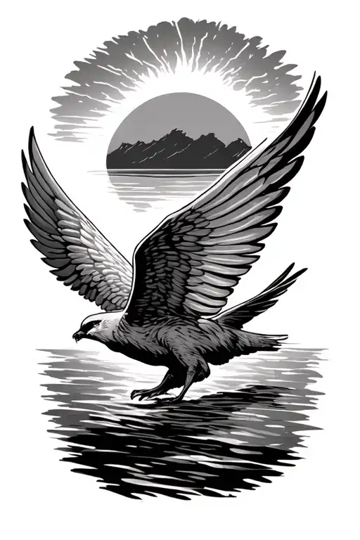 Sunrise And Small Wing