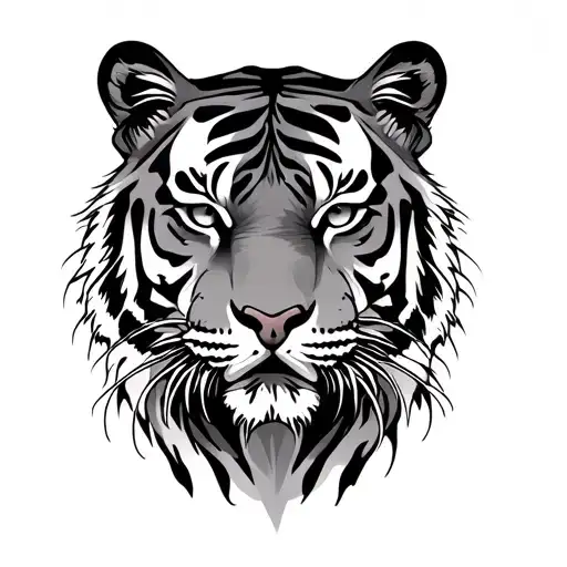 Tiger Scratches Thigh