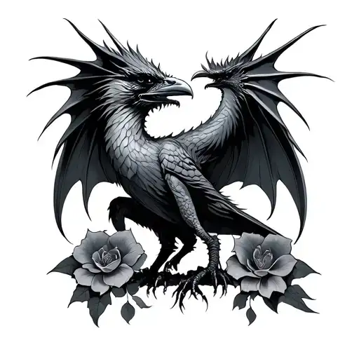 Raven Phoenix Belladonna Dragon