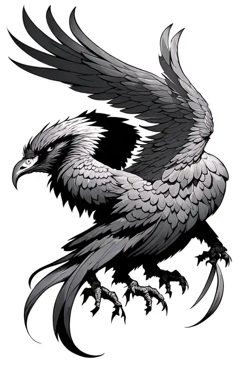 Garuda Looking Angry