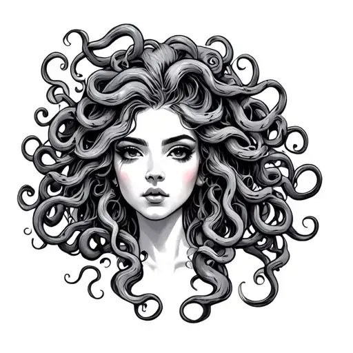 Femine And Curvy Medusa