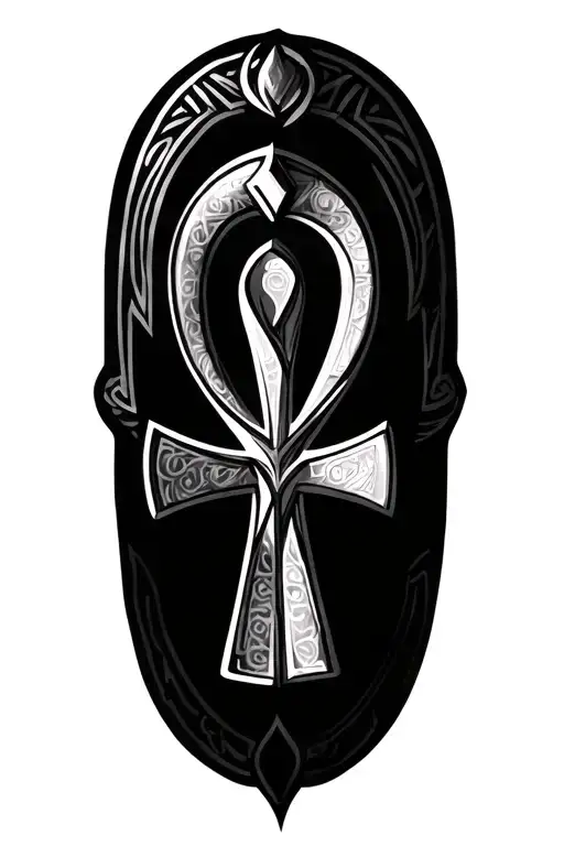 Ankh Inside Words