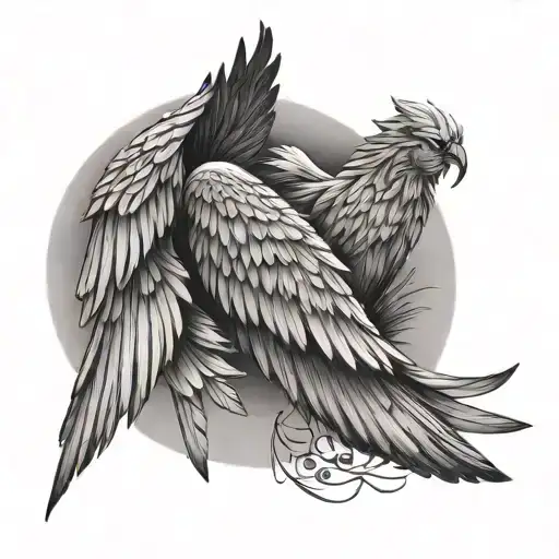 Angel Wings Birds Flying Away